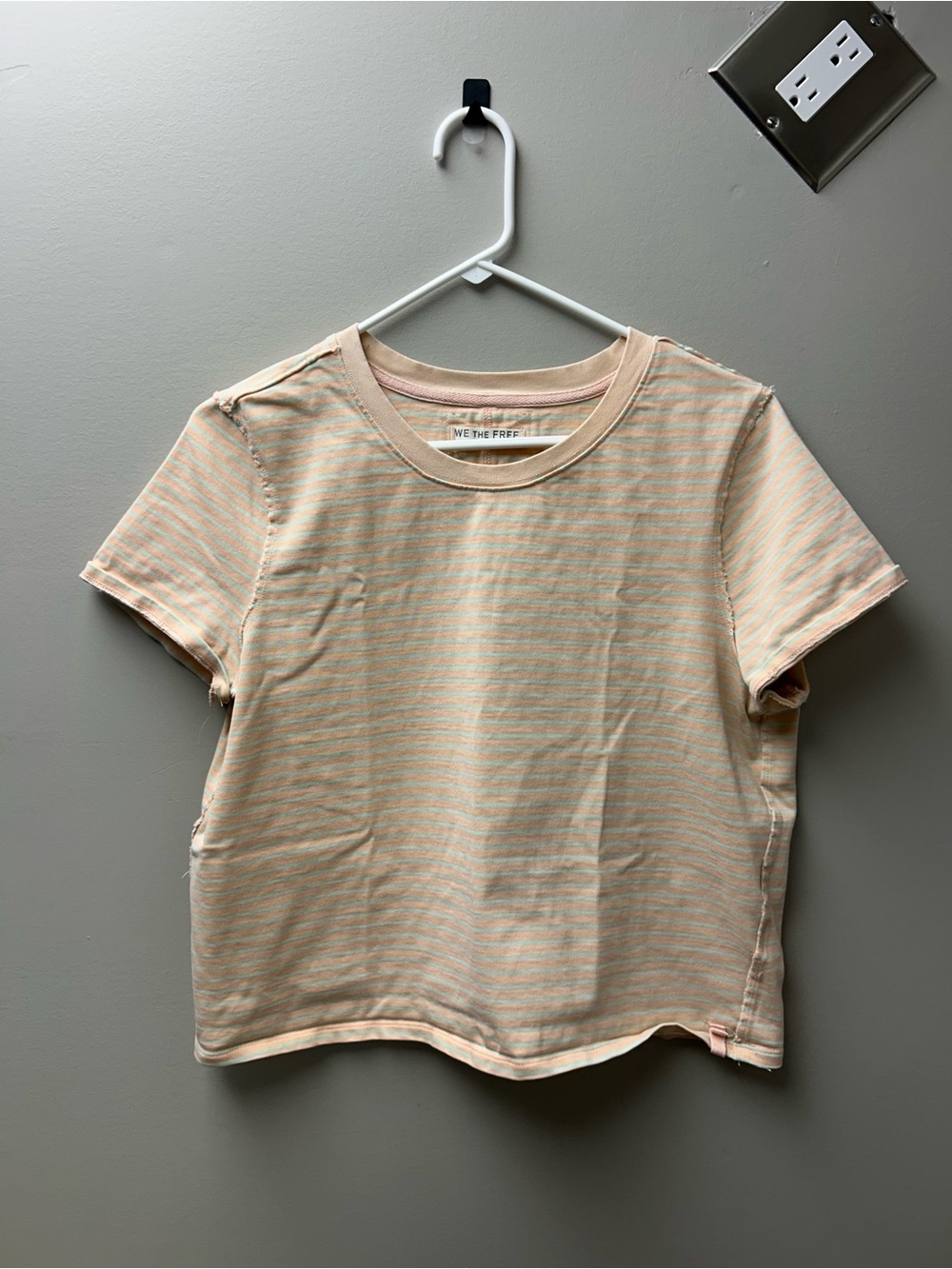 We The Free Peachy Everyday Striped Tee